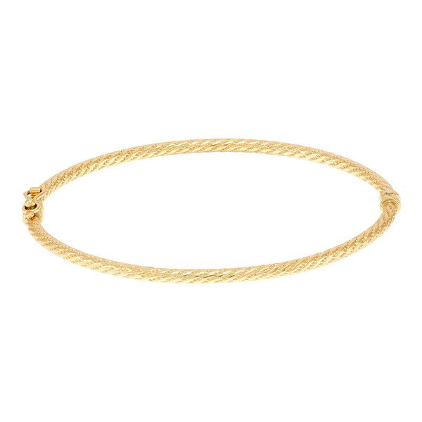 14K gold bangle bracelet
