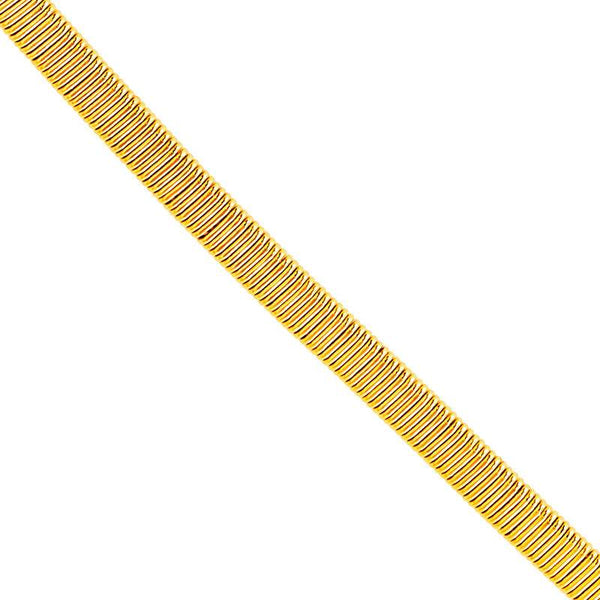 14K gold snake chain necklace