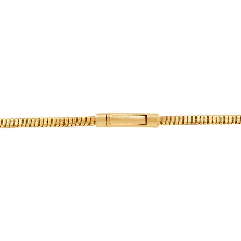 14K gold snake chain necklace