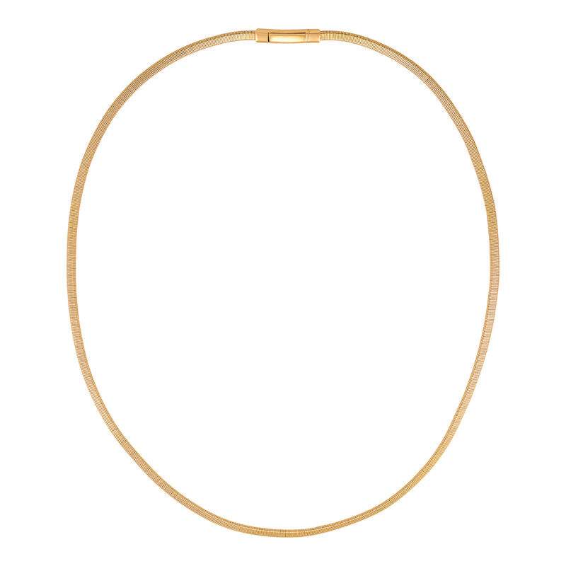 14K gold snake chain necklace