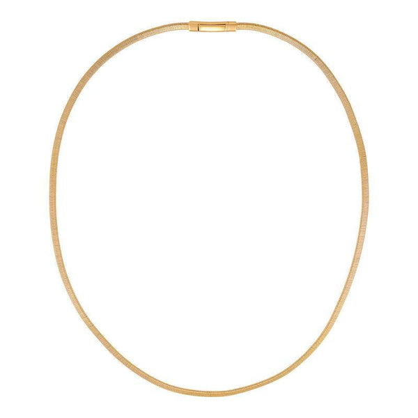 14K gold snake chain necklace