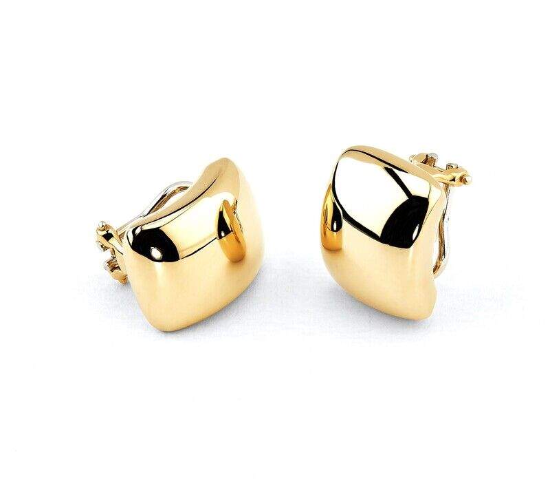 14K bold dome earrings