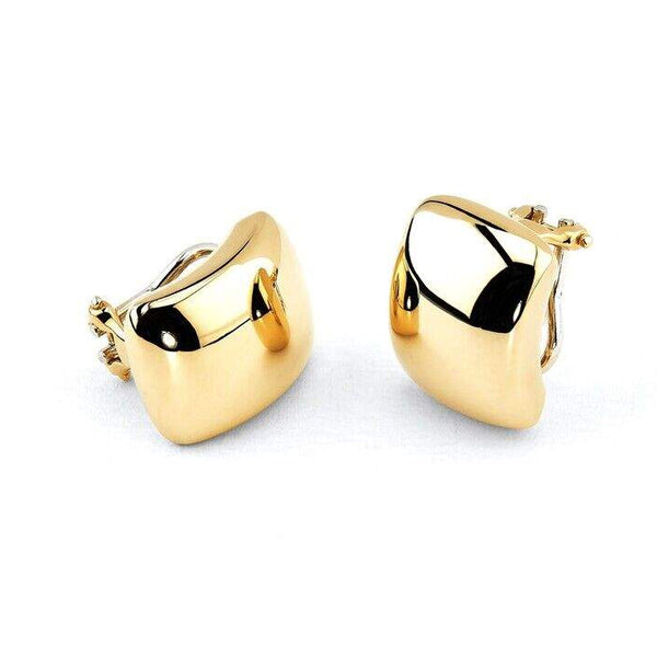 14K bold dome earrings