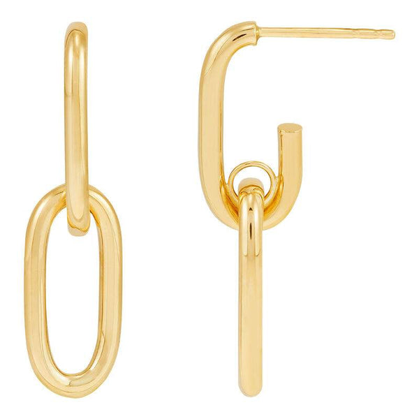 14Kdoorknocker earrings