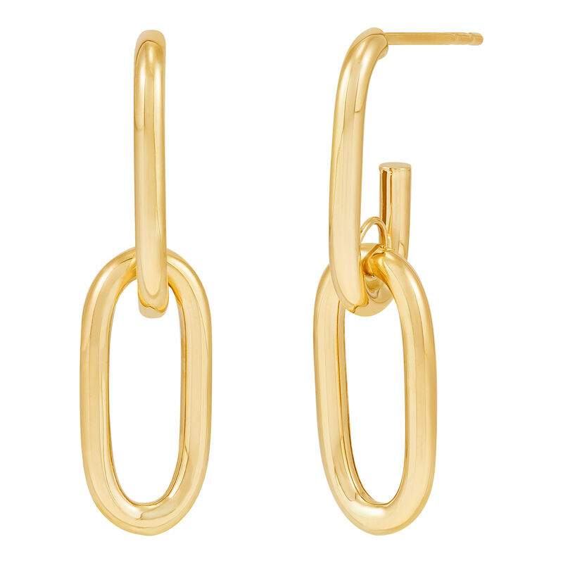 14Kdoorknocker earrings