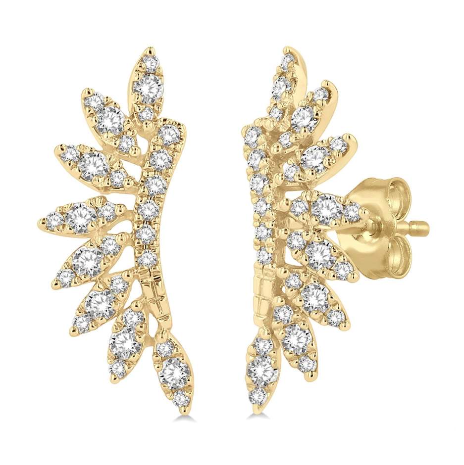 14K Petite Diamond Fashion Earrings