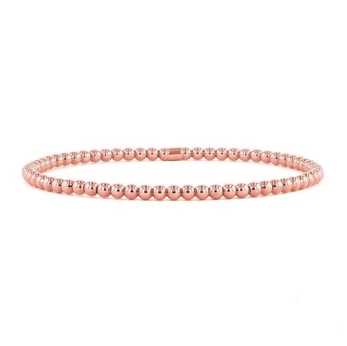 Couture Gold Bead Stretch Bracelet