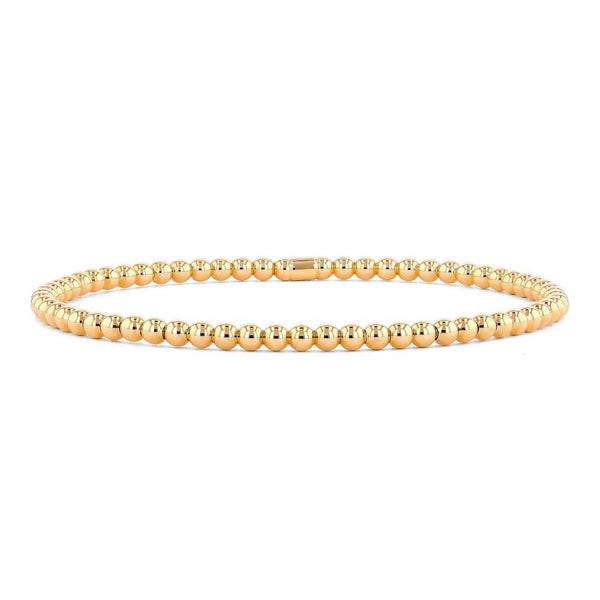 Couture Gold Bead Stretch Bracelet