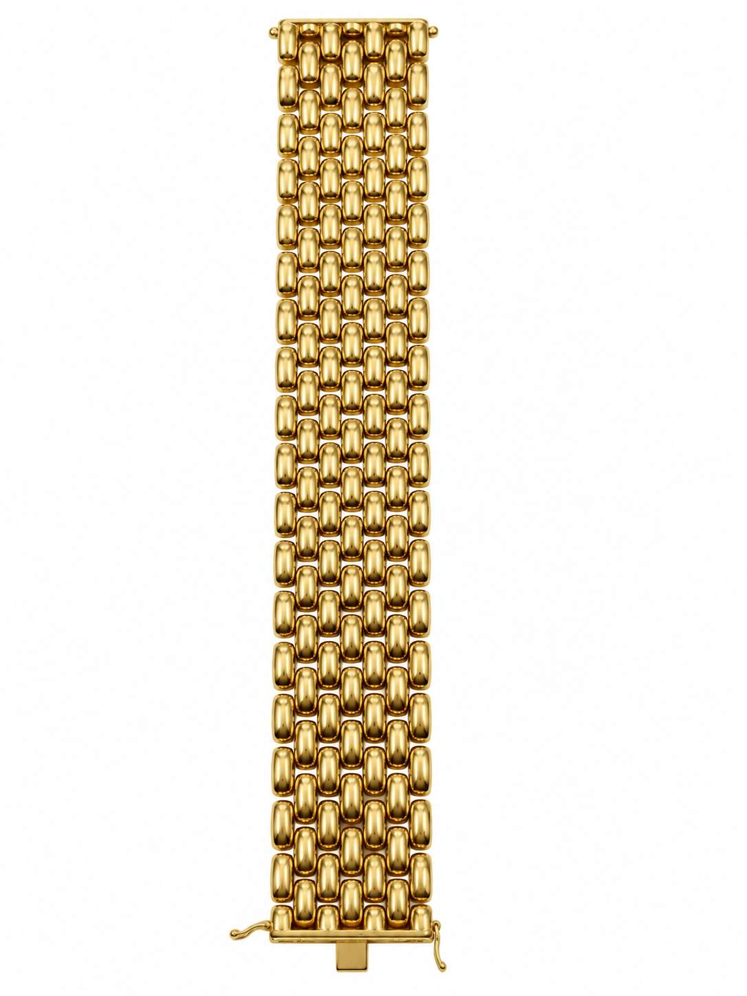 14K Wide Panther link Bracelet