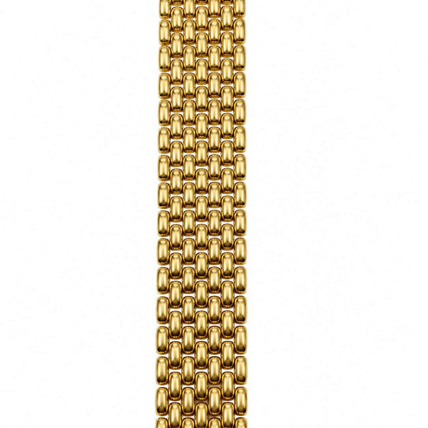 14K Wide Panther link Bracelet