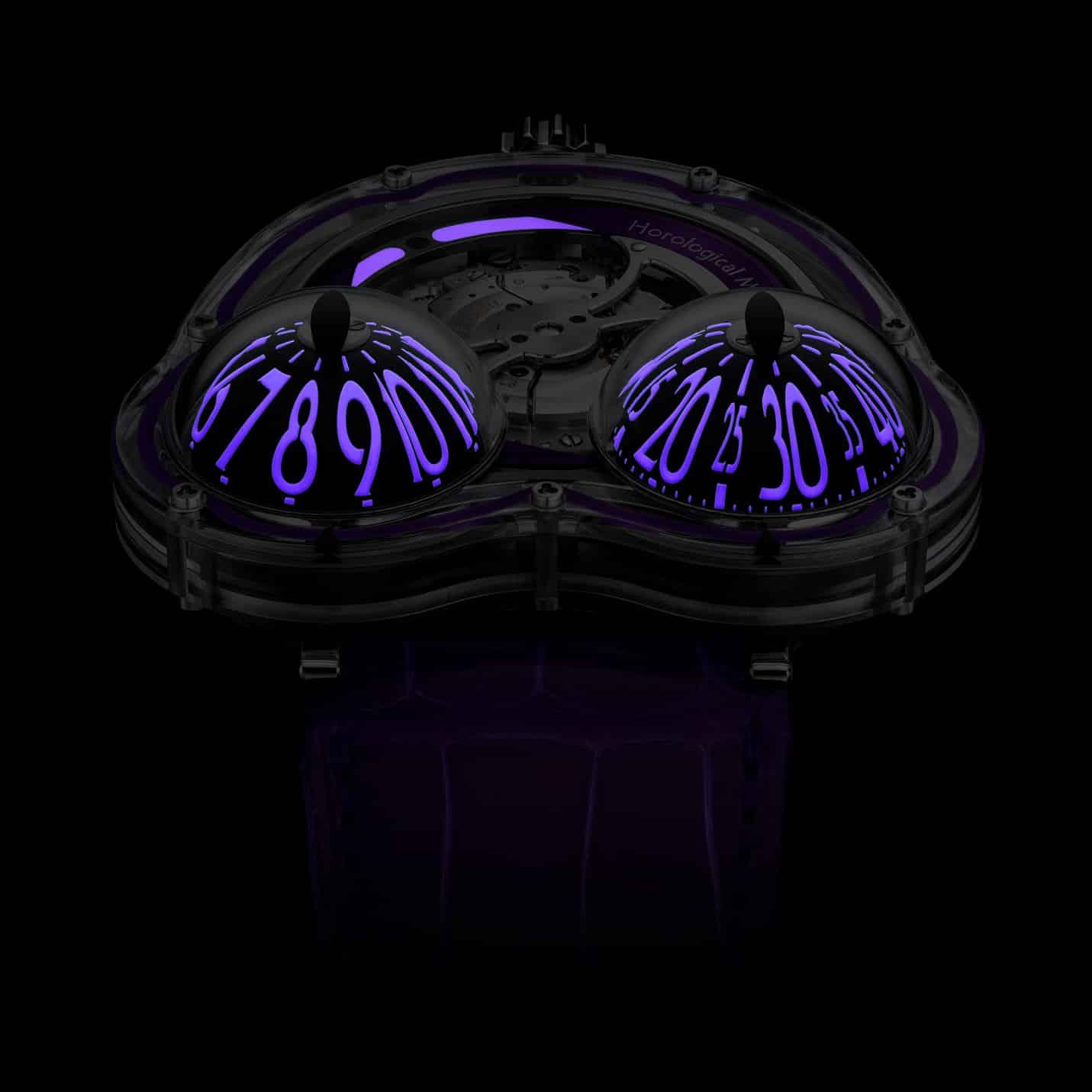 Exclusive MB&F HM3 Frog X Purple Watch | Provident Jewelry Collection