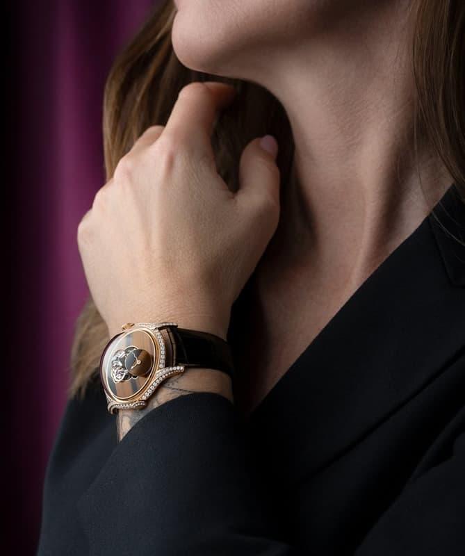 Shop MB&F LM FlyingT 'Tiger Eye' Watch Provident Jewelry