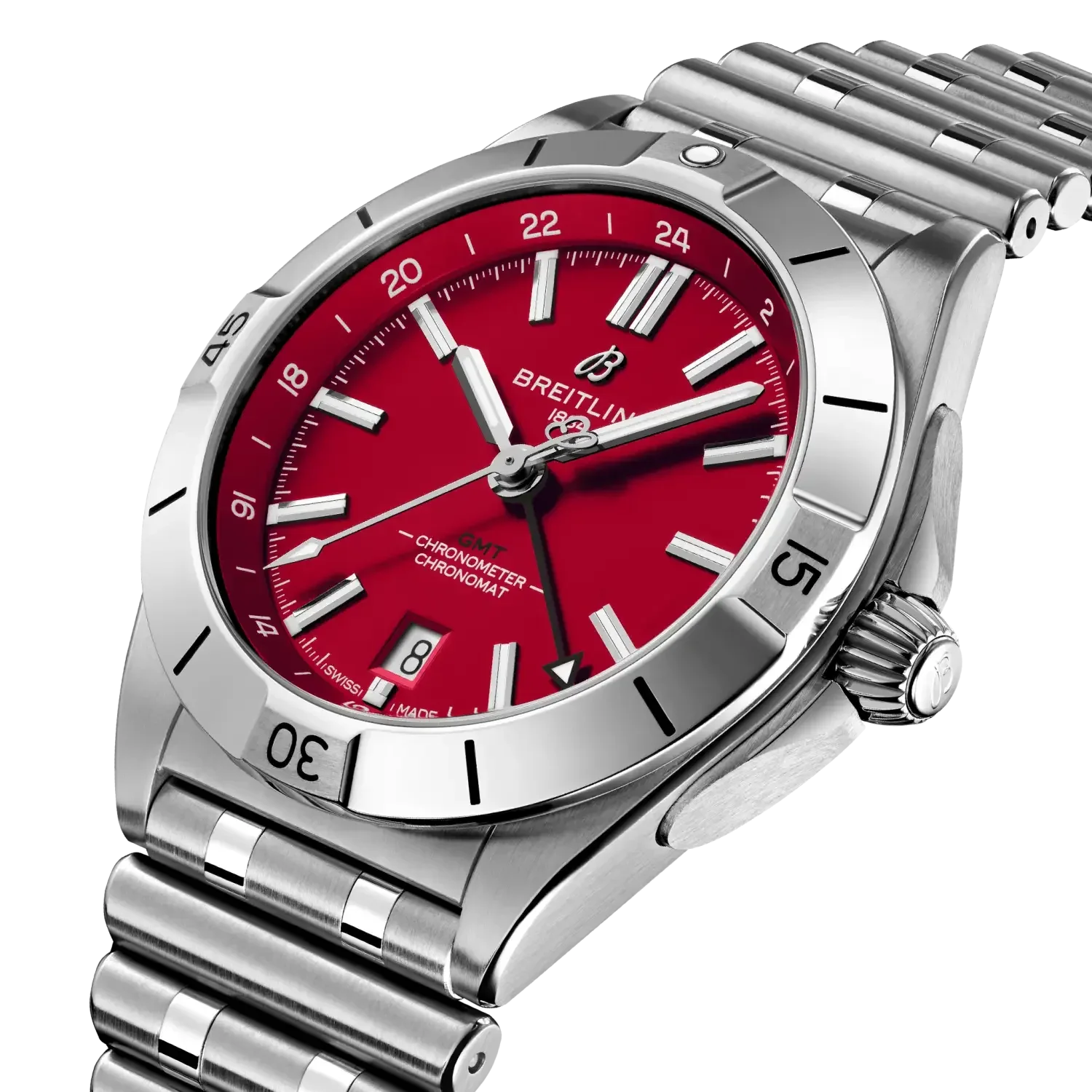 Chronomat Automatic GMT 40 NFL Tampa Bay Buccaneers Edition- Stainless Steel - Provident Jewelry