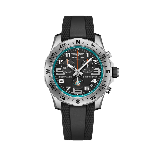 Professional Endurance Pro 44 NFL Miami Dolphins Edition- Titanium/ Black - Provident Jewelry