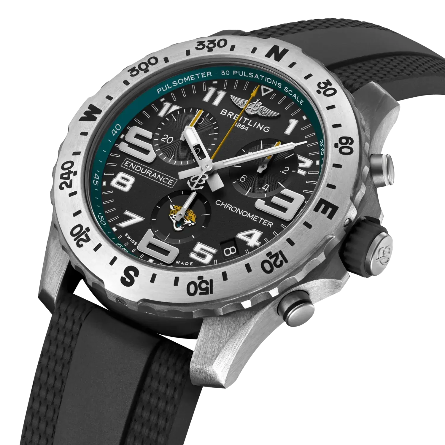 Professional Endurance Pro 44 NFL Jacksonville Jaguars Edition- Titanium/ Black - Provident Jewelry