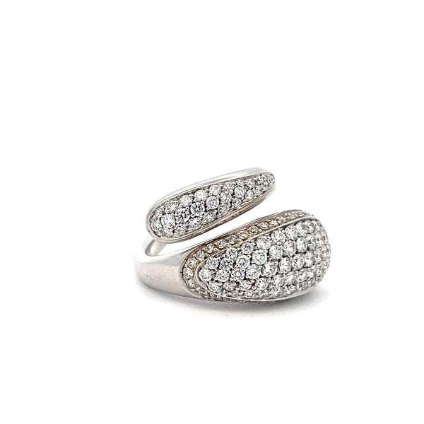 Diamond Bypass Ring