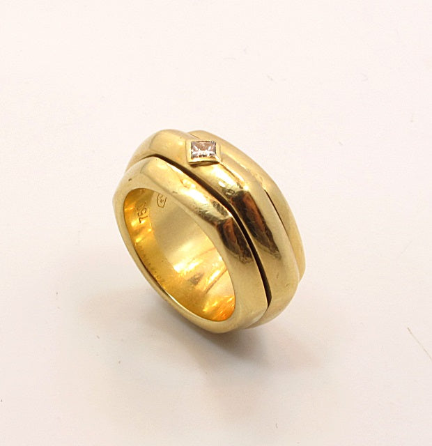 'Piaget' Rotating Diamond Ring