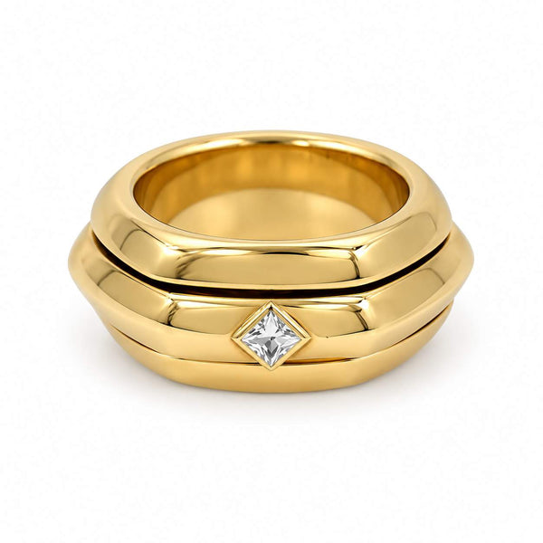'Piaget' Rotating Diamond Ring