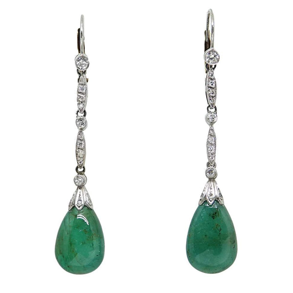 Emerald Drop Earrings