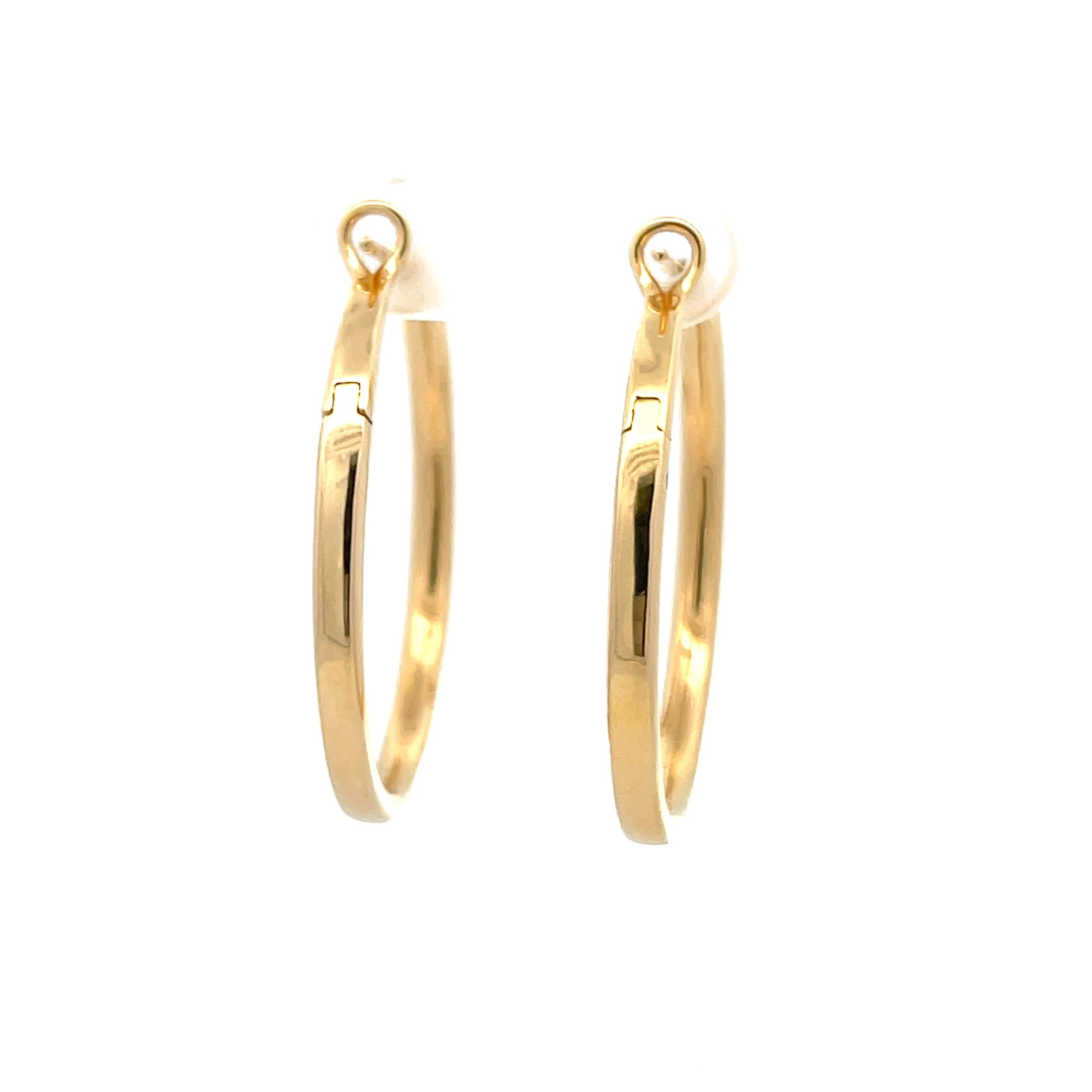 Diamond Hoop Earrings