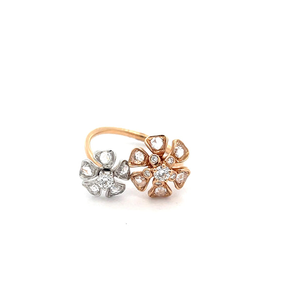 Maria Canale Diamond Flower Ring