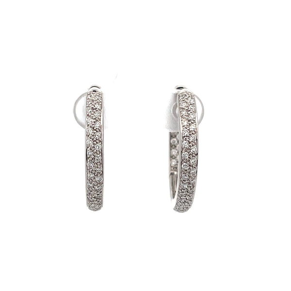 Diamond Hoop Earrings Provident Jewelery