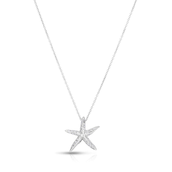 Roberto Coin Tiny Treasure Starfish Pendant Necklace Provident Jewelery
