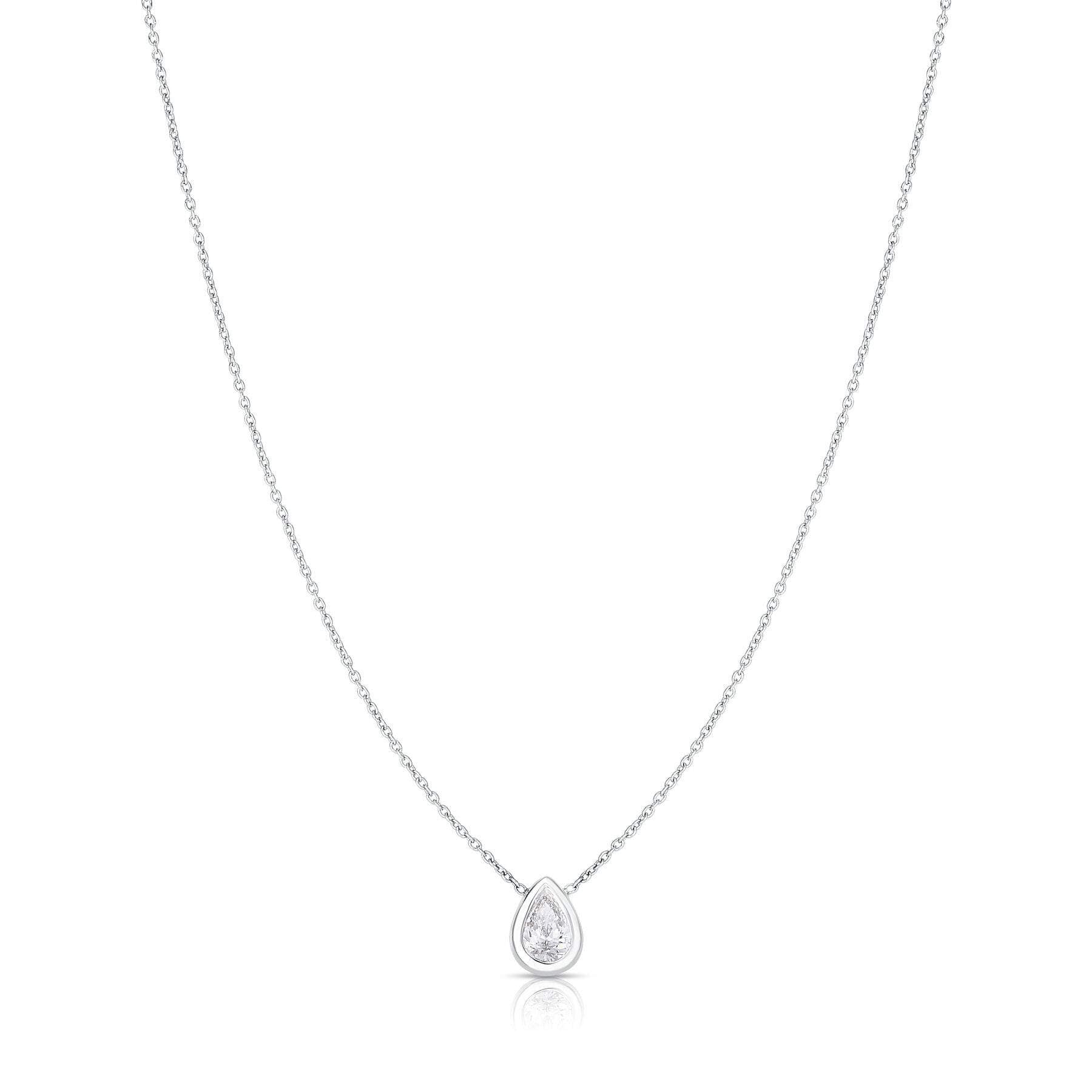 Roberto Coin By The Inch, Solitaire Bezel Pendant Necklace