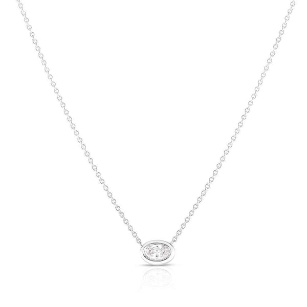 Roberto Coin By The Inch, Solitaire Bezel Pendant Necklace