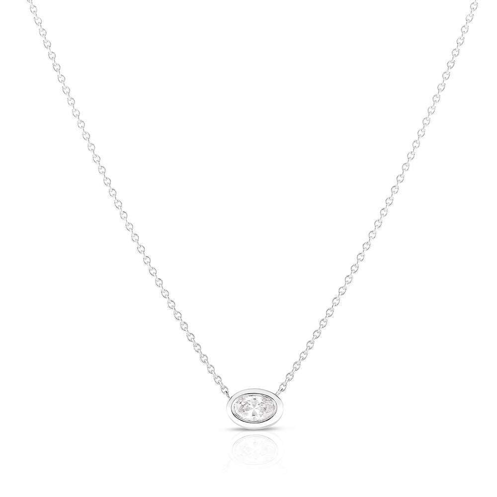 Roberto Coin By The Inch, Solitaire Bezel Pendant Necklace