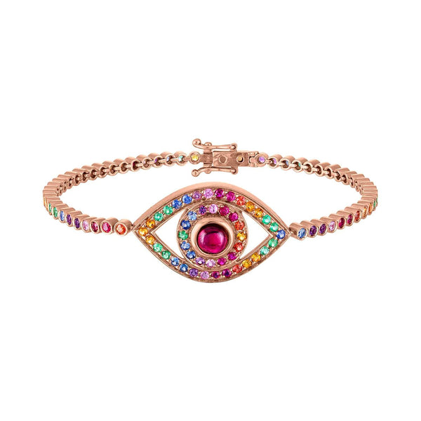 Netali Nissim Multi-Stone Protected Eye Bracelet