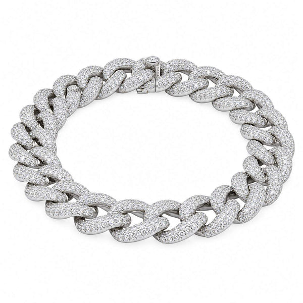 Curb Style Diamond Bracelet