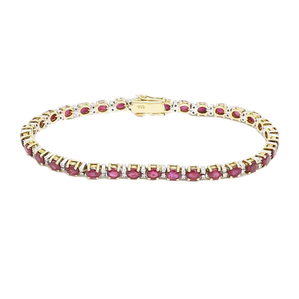 Ruby And Diamond Bracelet
