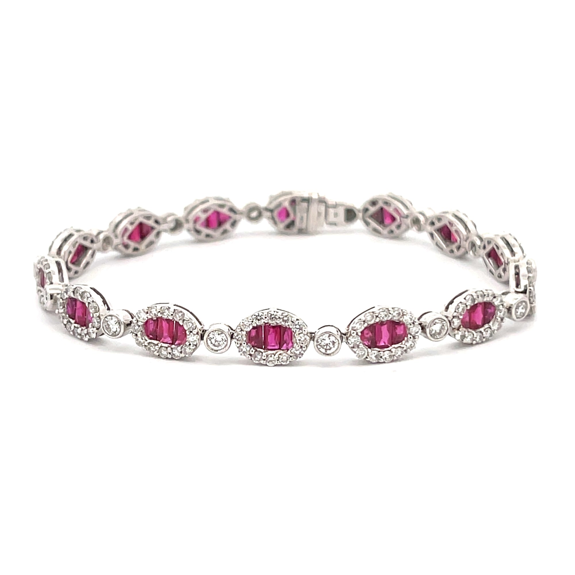 Ruby And Diamond Bracelet