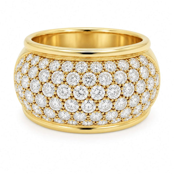 Pave Diamond Wide Ring