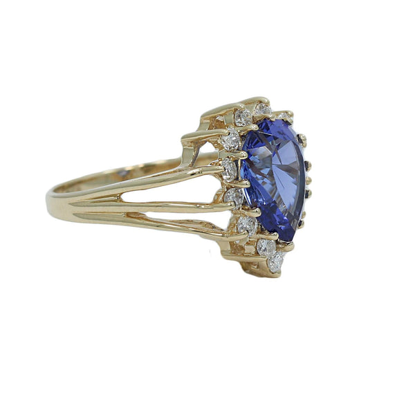 Tanzanite & Diamond Ring