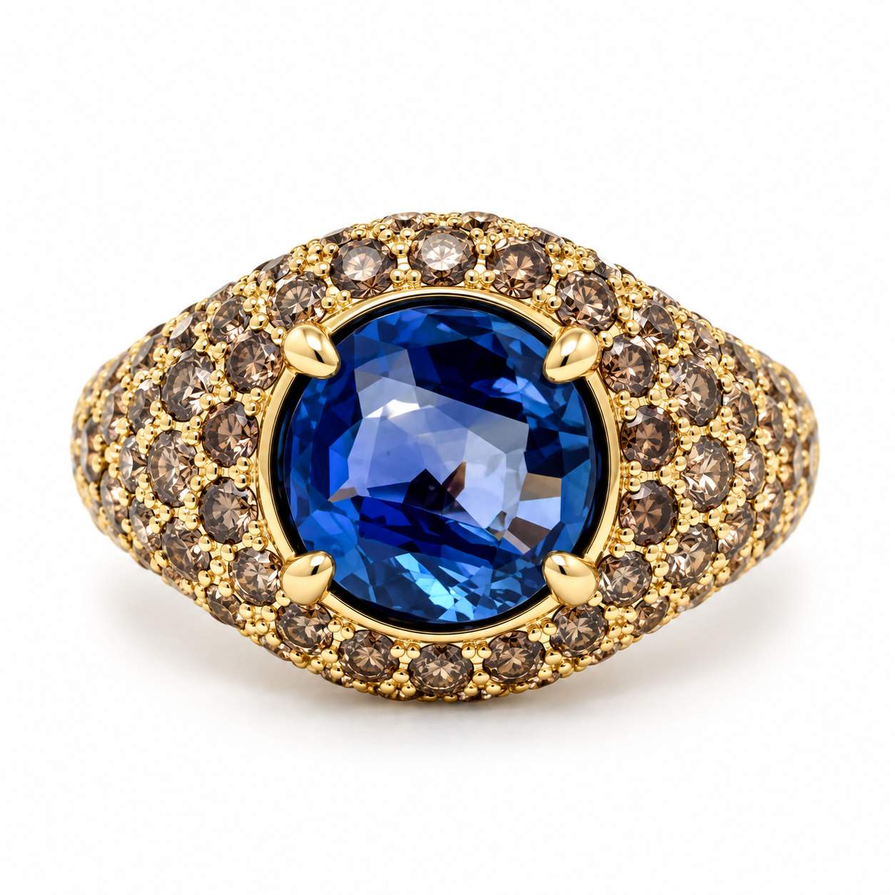 Sapphire & Diamond Ring