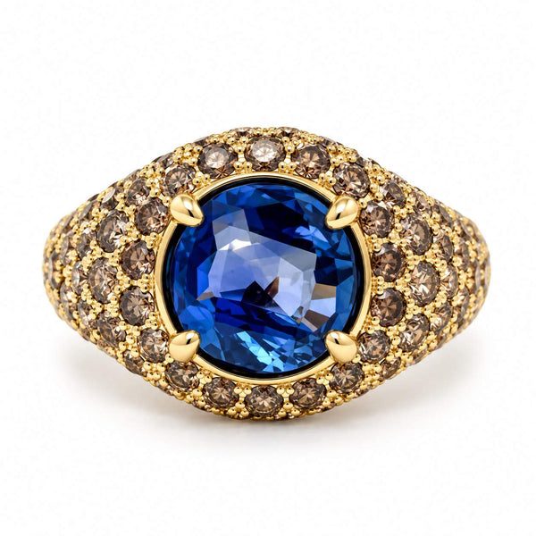 Sapphire & Diamond Ring