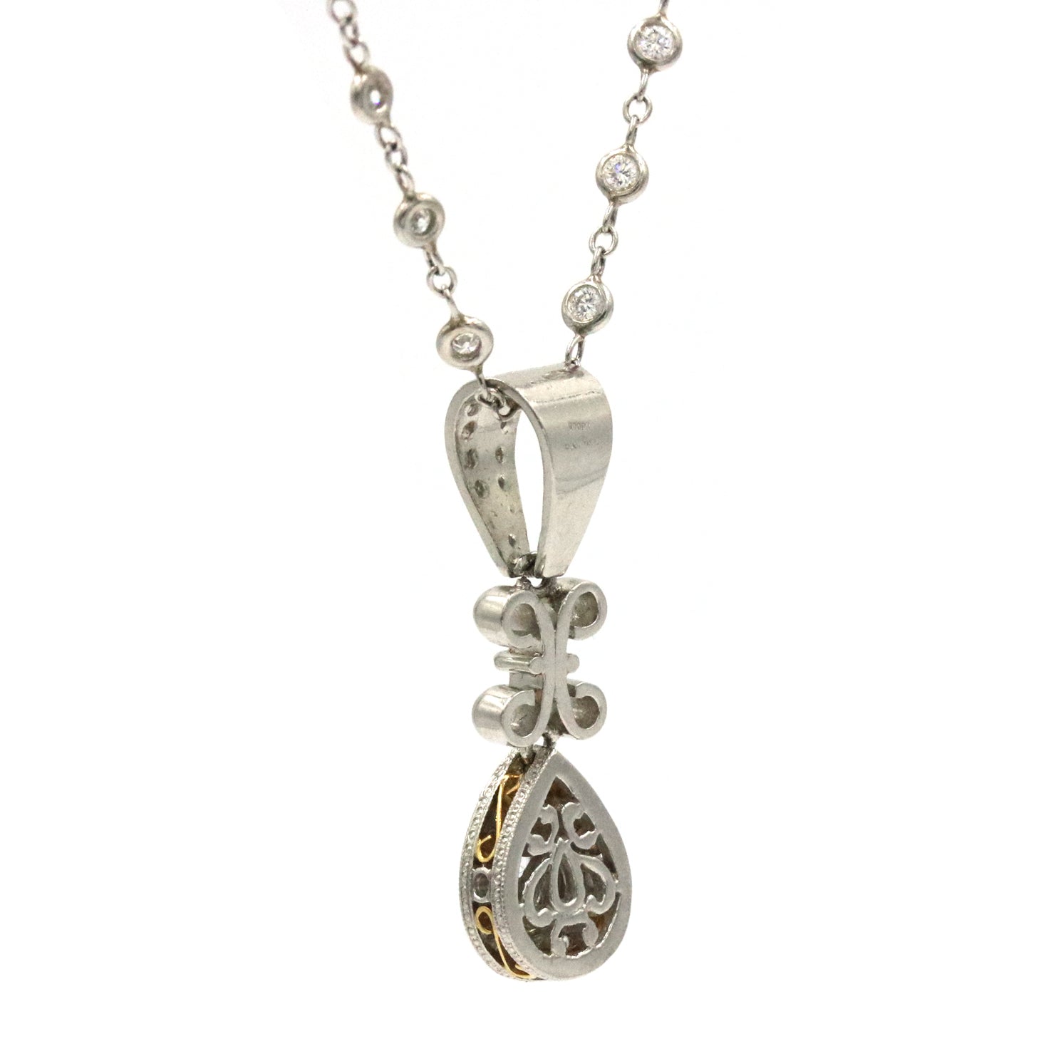 Michael Beaudry Diamond Station Necklace