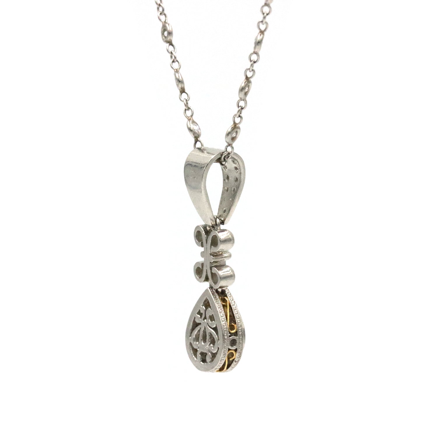Michael Beaudry Diamond Station Necklace