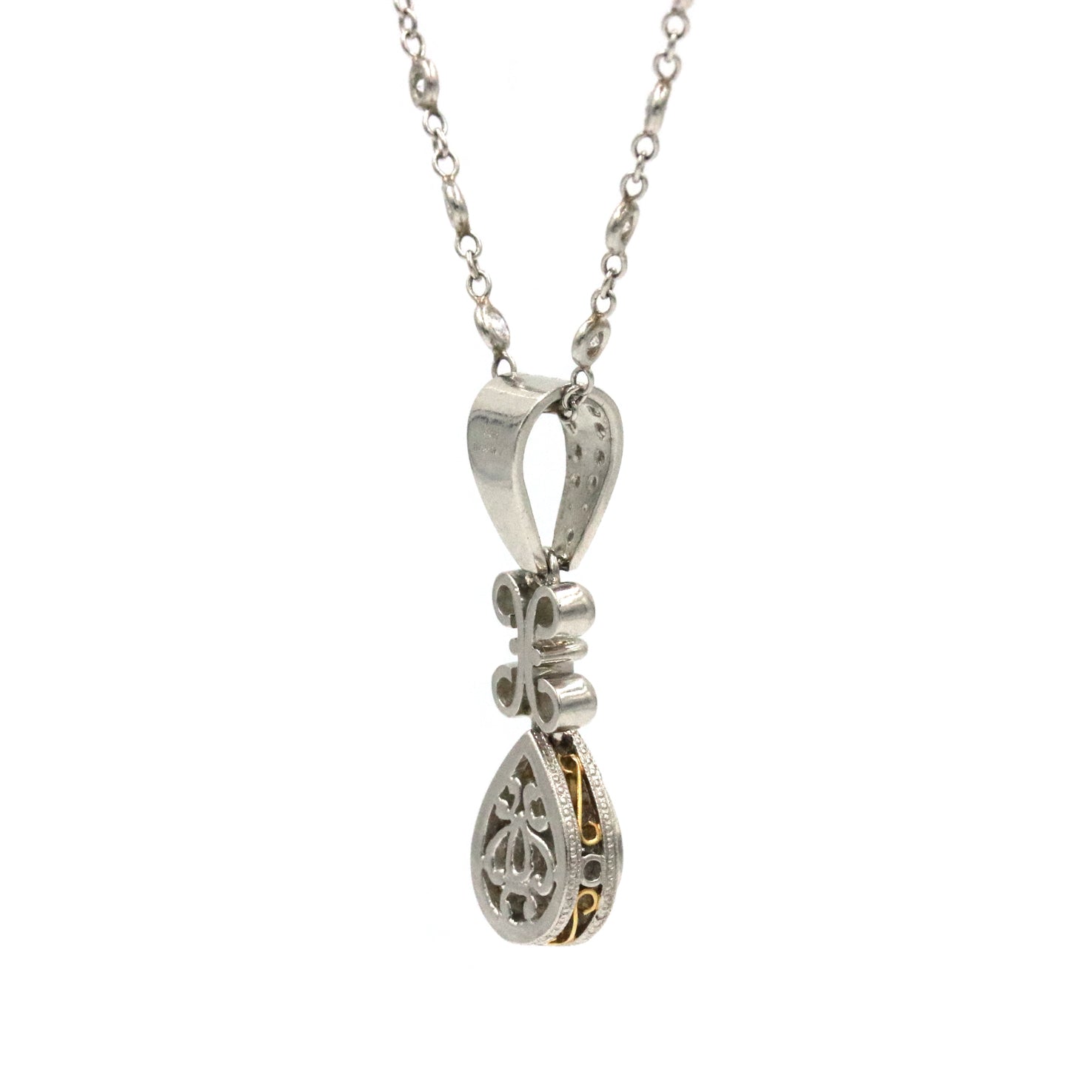 Michael Beaudry Diamond Station Necklace