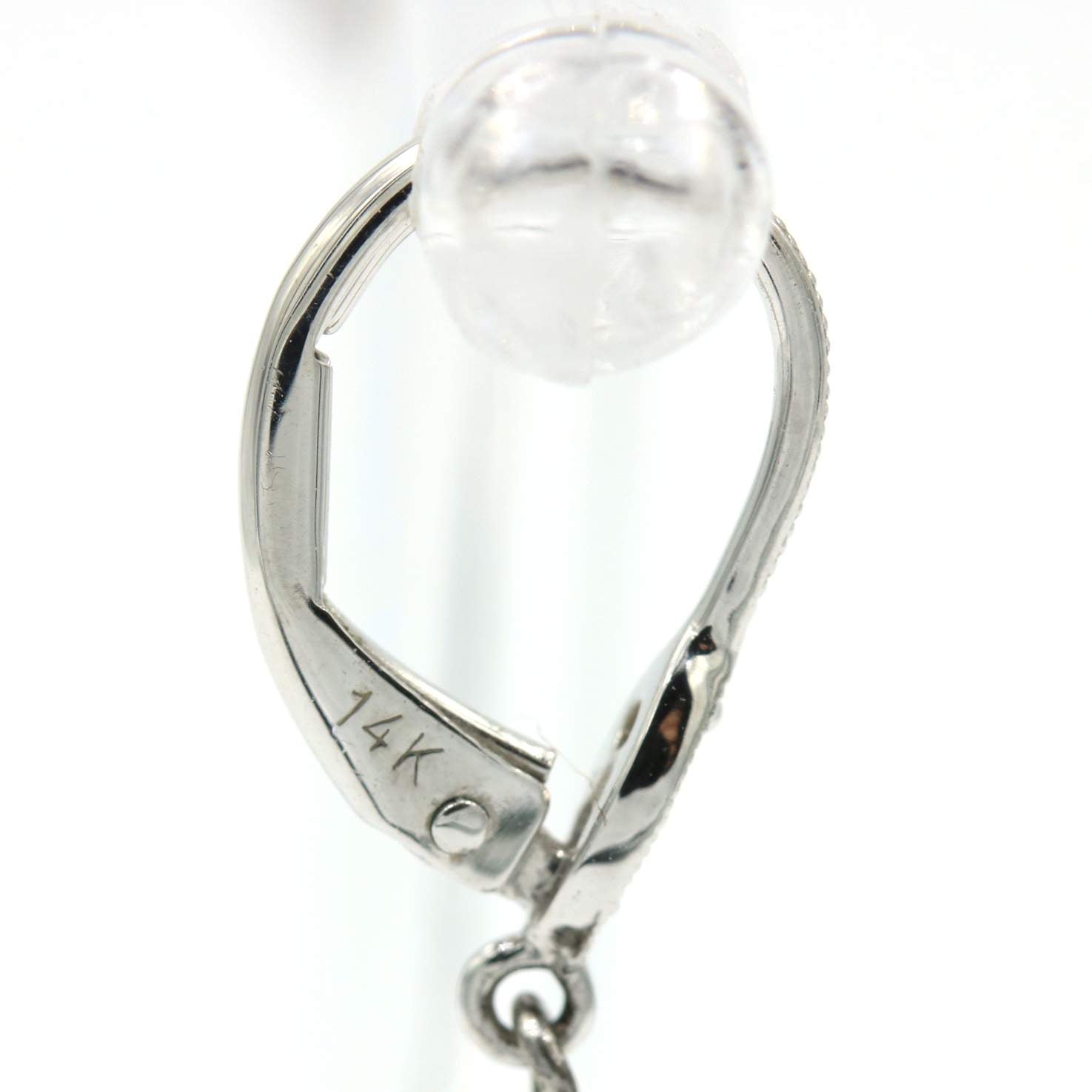 MEIRA T DIAMOND AND CHALCEDONY EARRINGS