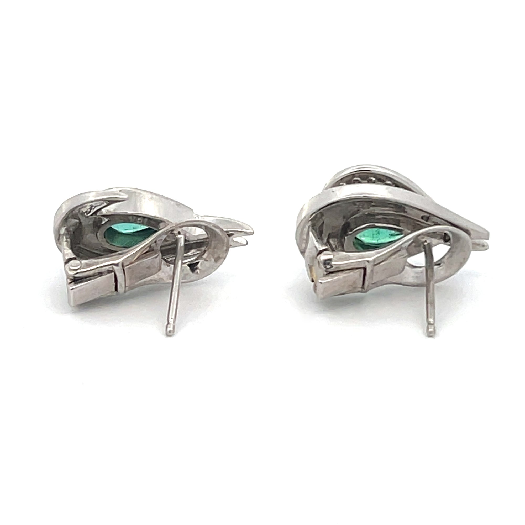 Fiery Emerald Earrings