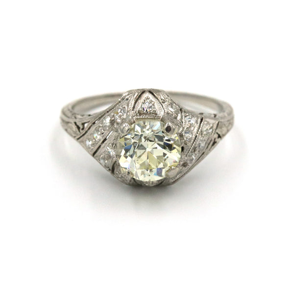 Old Mine Cut Diamond Ring Provident Jewelery