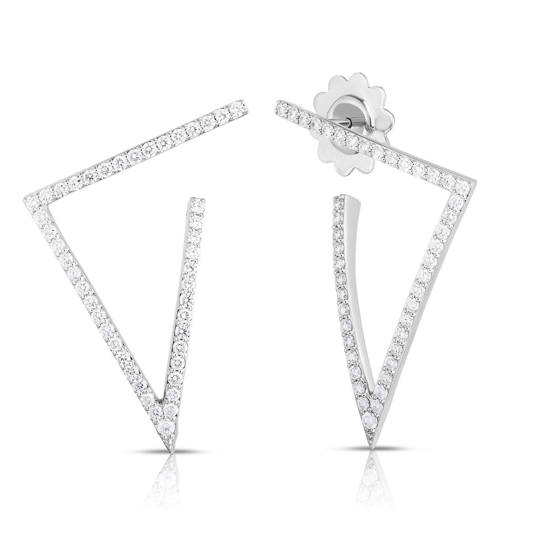 Roberto Coin Classic Medium Triangle Earrings