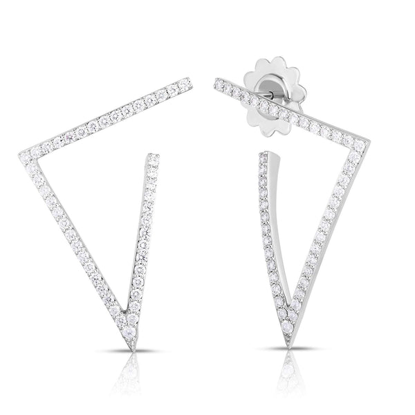 Roberto Coin Classic Medium Triangle Earrings