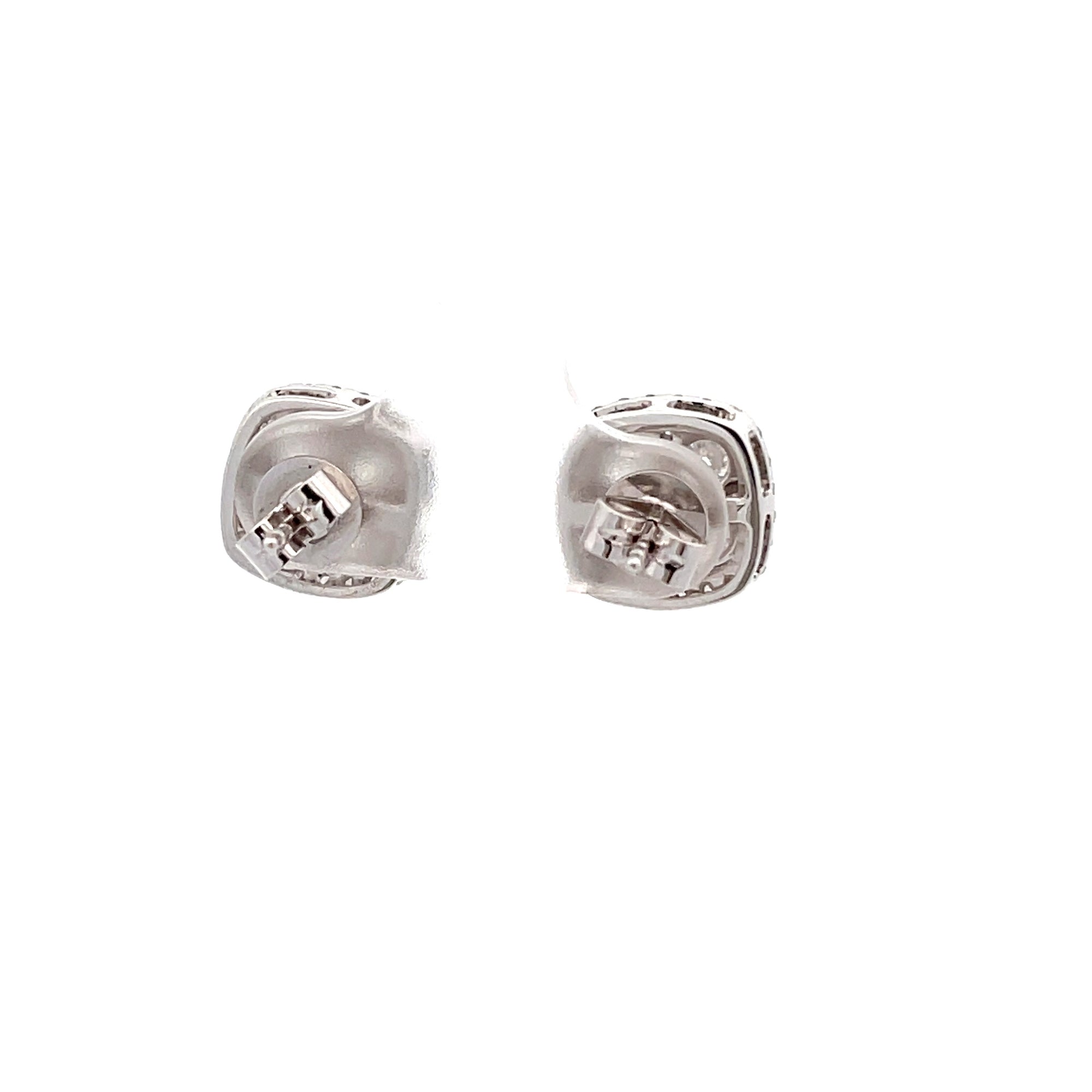 Diamond Cluster Stud Earrings