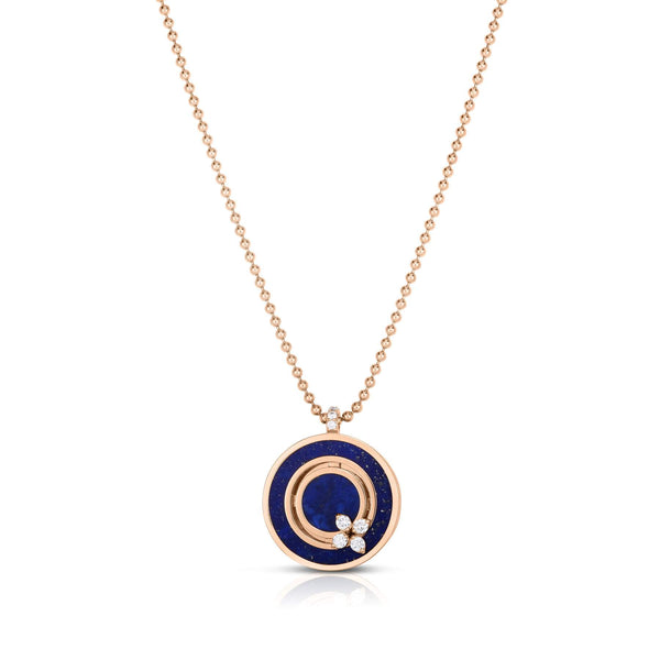 Roberto Coin Love In Verona Medallion Disc Necklace