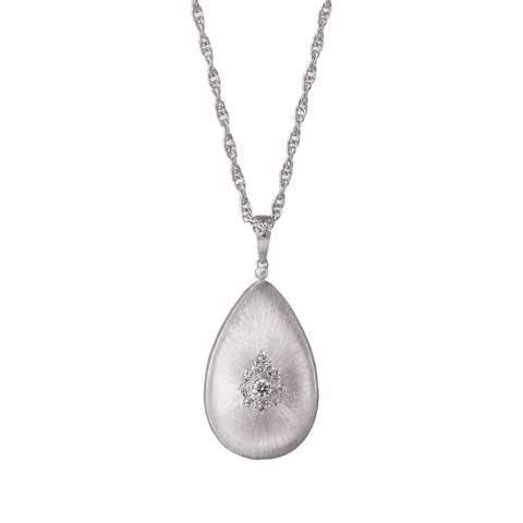 Buccellati Macri Diamond Pendant Necklace
