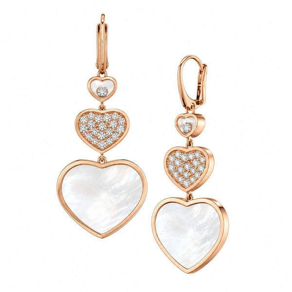 Chopard Happy Hearts Dangle Earrings